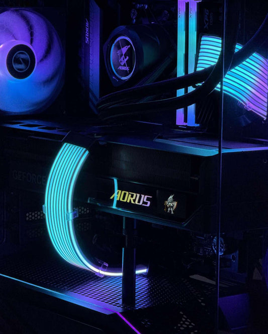 ASIAHORSE RGB Strimmer Cables (24 Pin + 3x8 Pin)