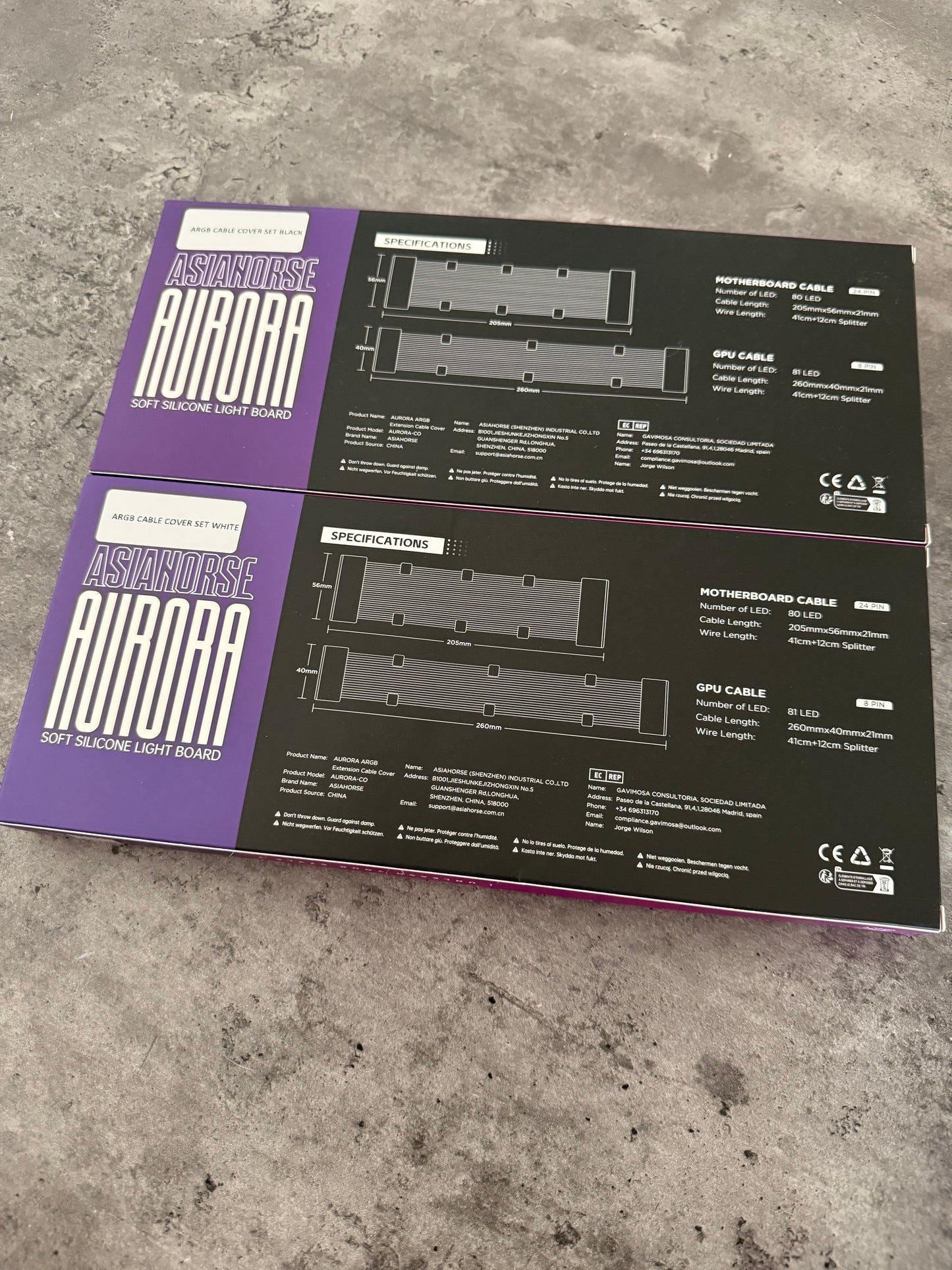 ASIAHORSE RGB Strimmer Cables (24 Pin + 3x8 Pin)